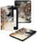 Case for Kindle 8th (2016 Release) - Printed PU Leather Smart Lightweight Shell Cover Case for Kindle 8th Generation 2016 with Auto Wake/Sleep,Wildlife Tiger