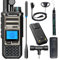 QUANSHENG TK-11(8) VHF/UHF Dual Band 10W Walkie Talkie with Earpiece, 999 Channels Number, NOAA Weather Alerts, Dual Type-C Charging Ports and 3000mAh Battery, Professional Ham Radio