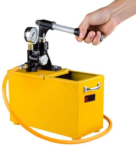 Manuelle hydraulische Prüfpumpen mit Manometer und Ventil zur Rohrleitungsdruckprüfung in halb- oder vollständig geschlossenen Tanks