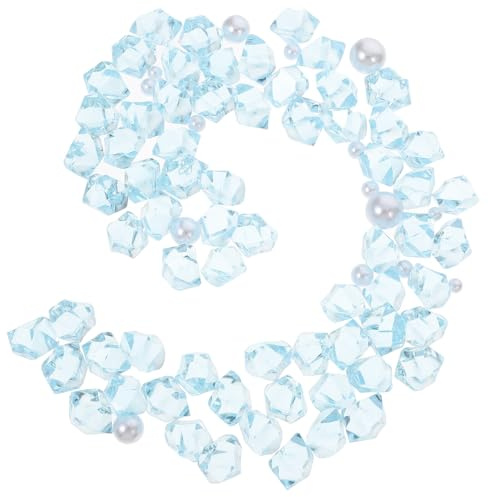 ibasenice Pierres de Quartz Naturelles Décoratives pour Aquarium – Gravier en Résine Transparente 40g – Cristaux Clairs pour Déco Poissons, Terrarium et Bonsaï, Substrat Décoratif