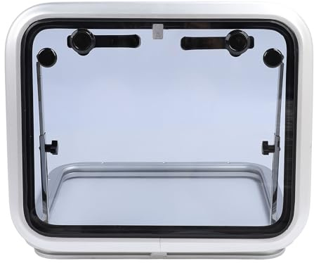 BONKZEBU Boat Porthole Window Heavy Duty Aluminum Alloy Skylight for Yachts RVs Deck Escape Window