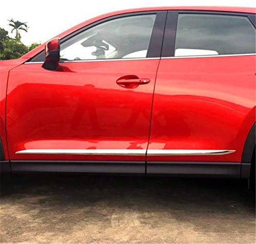 für CX-5 KF 2018-2022 Exterieur Seiten Chrom Zierleisten Dekor ABS Kunststoff Verchromt 4 Stück
