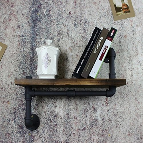 GJbgj Étagères murales LOFT Racks de l'industrie des tuyaux en Fer forgé de Style campagnard sur Le Stockage des étagères étagère Fleurs d'intérieur Étagère de décoration