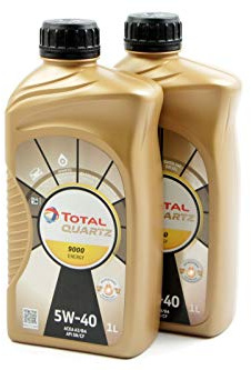 2x MOTORÖL TOTAL QUARTZ 9000 ENERGY 5W-40 1L