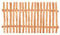 BooGardi Zaunelement Haselnuss · 144 Größen · 90 x 180 cm (5-6 cm) · Staketenzaun Bausatz für Lattenzaun/Bretterzaun · Gartenzaun Holzzaun