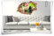 3D Wanddurchbruch Wandbild Wandtattoo Aufkleber Wellness Orchidee Steine Meditation, 150x100cm