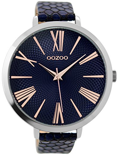Oozoo Damenarmbanduhr Dunkelblau 48 mm C9218