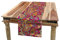 ABAKUHAUS Bunt Tischläufer, Paisley Osten, Esszimmer Küche Rechteckiger Dekorativer Tischläufer, 40 x 225 cm, Magenta