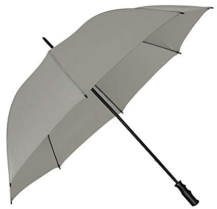 VON LILIENFELD Regenschirm Partnerschirm Golfschirm Damen Herren Fiberglas Sehr Stabil Julian hellgrau