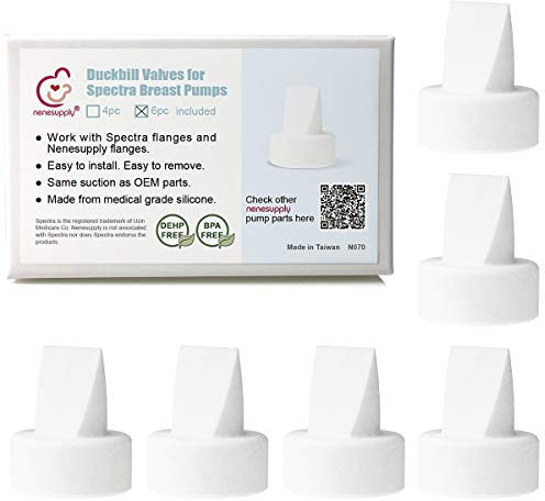 Nenesupply Duckbill Valves Compatible with Spectra Pump Parts Compatible with Spectra S2 S1 9 Plus Breast Pump Replace Spectra Valves and Spectra S2 Accessories