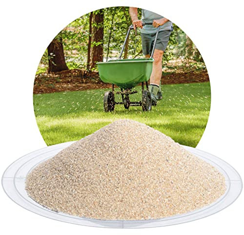 Schicker Mineral Rasensand 0,4-0,8 mm 10 kg, Spezial Rasensand zur Rasenpflege, Bodenauflockerung, für grünen Rasen, zur Belüftung des Bodens