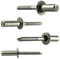 4 X 10 mm (50 Stück) Dichtblindnieten mit Flachkopf, wasserdicht - Edelstahl VA A2 V2A - Blind-nieten - Popnieten rostfrei - DIN 7337 - ISO 16585 | AGBERG