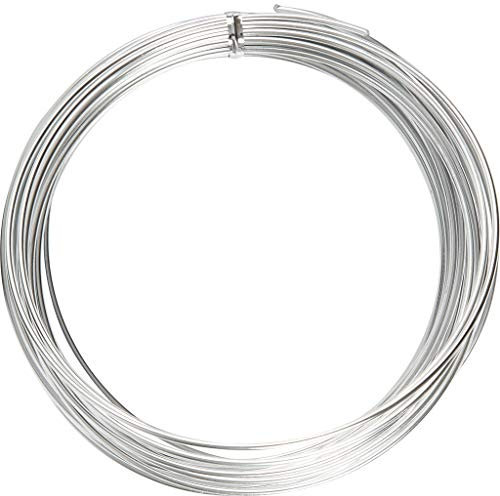 Alambre de aluminio de 0,8 mm, 10 metros, alambre flexible para manualidades, joyería, animación, modelado de arcilla, armaduras y bonsái