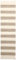 RugVista, Cotton Stripe, Teppich, Mittelflor Teppich, 80 x 300 cm, Läufer, Moderner Kelim Teppich, Wolle, Flur, Schlafzimmer, Küche, Wohnzimmer, Braun, Mehrfarbig