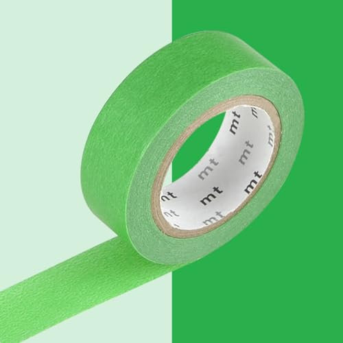 Masking Tape Dekoratives Klebeband einfarbig - Grün - 1,5 cm x 7 m