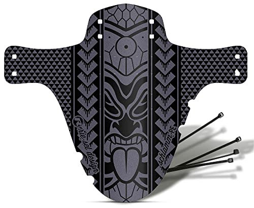 Riesel Design® 1x Mudguard - Schlamm:PE - MTB Schutzblech inkl. Kabelbinder/Stylisches Fahrrad Schutzblech & modernes Mountainbike Schutzblech für Jede Fahrradgröße