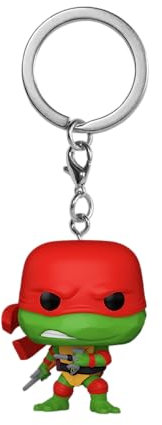 Funko Pop! Keychain: Teenage Mutant Ninja Turtles (TMNT) Raphael - Neuartiger Schlüsselanhänger - Vinyl-Minifigur Zum Sammeln - Strumpffüller - Geschenkidee - Offizielle Handelswaren