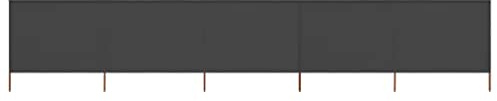 Higsose Coupe-vent pliable en 5 pièces - 600 x 160 cm - En tissu non tissé de qualité supérieure et durable - Brise-vue - Pour jardin, plein air, camping, parc - Pour protéger contre le vent, le sable