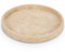 WORHE Schminktablett aus natürlichem Marmor für Badezimmer, aus Travertinstein für Schmuck, Parfüm, Kosmetik, Kerzen, Organizer für die Arbeitsplatte als Heimdekoration, Beige DE-019