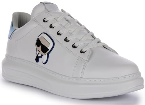 KARL LAGERFELD Herren Kapri Sneaker White - Blue 45 EU