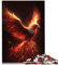 Puzzle für Erwachsene Feuriger Phönix, 1000-teiliges Puzzle für Kinder ab 12 Jahren. Papppuzzles. Tolles Geschenk für Erwachsene. Größe: 26 x 38 cm