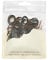 Dofash 2*50MM No Damage Small Elastic Hair Ties Rubber Bands for Women's Hair - 200pcs (Black)