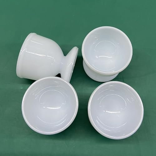 Lot de 8 coquetiers en porcelaine style tasses pour œufs durs et mous