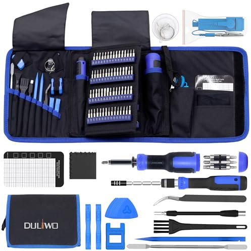 DULIWO Precision Screwdriver Set, 191-in-1 Multi-Bit Screwdriver 1/4 Inch Nut Driver, 164 Bits Magnetic Computer Repair Tool, Electronics Tool Kit for iPhone, MacBook, Laptop, PC, Tablet, PS4, Xbox