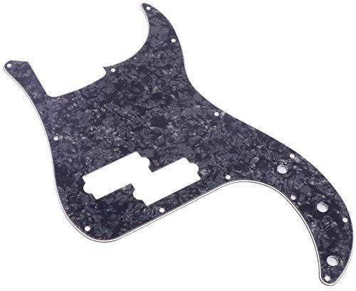 ibasenice 13löcher Schlagbrett Für Pb Bass Mit Löchern Bass-schlagplatte Schutzfolie Oberfläche Kratzfeste Bass-schutzplatte Passend Für Pb-bassgitarren Schwarz