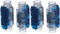 Connecteur de câble pour tondeuse Bosch - Accessoire pour tondeuse robot Indego (4 pièces) (Lot de 2)