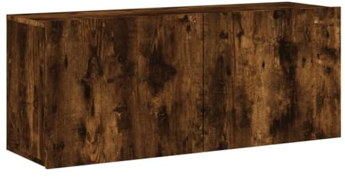 vidaXL TV-Wandschrank Räuchereiche 100x30x41 cm