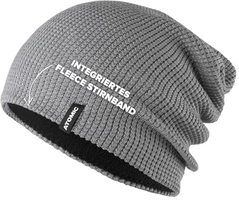 ATOMIC Unisex Alps Slouch Beanie Hut, Quarry, OSFA