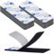 Rusoz Scratch Autocollant Double Face, 12 Paires Bande Scratch Agrippantes Adhésives Extra Fort 3cm x 10cm Adhésif Double Face Noir Puissant Accroche Murale Sans Percer pour Ménage, Bricolage