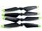SUNSKYLY Propellers Spare Parts Set Compatible With Accs CW CCW GPS 5G WiFi FPV With 6K ESC HD Camera 2-Axis Gimbal RC Pro Drone Compatible With X17 Pro Drone(Green)