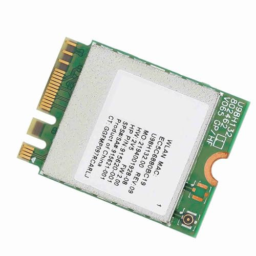 Tarjeta de Red de Buen Rendimiento, Tarjeta de Red Inalámbrica, Ligera y Portátil, Estable y Duradera para Ordenadores Portátiles, Ordenadores,