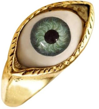 Mysteriöse Damen-Fingerringe – Legierung Schmuck Punk Teufelsauge Ringe | Böser Blick Ring für Frauen, Vintage-Ring mit Auge, Augenringe modisch für Party, Zuhause, Arbeit, Dating, Versammlungen,