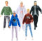 walenbily Kleidung Winter 18pcs 30cm Puppenzubehör Set 3 Jacken 2 Pullover 3 Lange Hosen 3 Unterwäsche 3 Paar Schuhe 2 Hüte 2 Shorts Passend für 11,5 Zoll Mädchenpuppen ohne Puppe