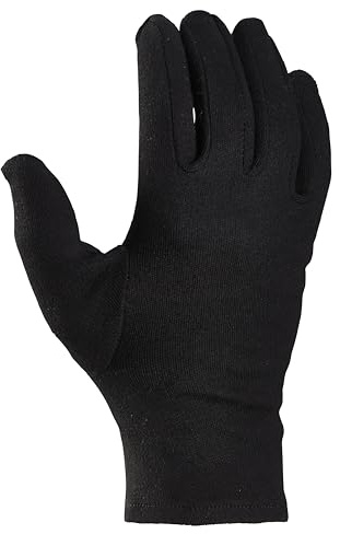 Hansaschutz Schwarze Baumwoll-Handschuhe 12 Paar in Größe 11