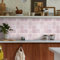 COMSTICKC Más Grueso Azulejos Adhesivos 3D Rosa, 2,5 mm de Grosor, 10 Piezas, Azulejos Autoadhesivos 3D de Vinilo, Paneles de Pared 3D para Salpicadero en Cocina y Baño, Impermeables, 30.5 x 30.5 cm