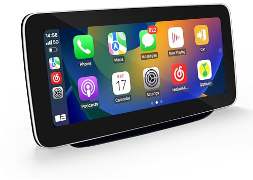 CarPlay Android Auto für Mercedes A-Klasse (W176) B-Klasse (W246) CLA (C117) G-Klasse (W463) GLA (X156) NTG5.1 NTG5.2 Upgrade 12.3 Touchscreen Android Navigation Netflix Spotify Backup Kamera (128GB)