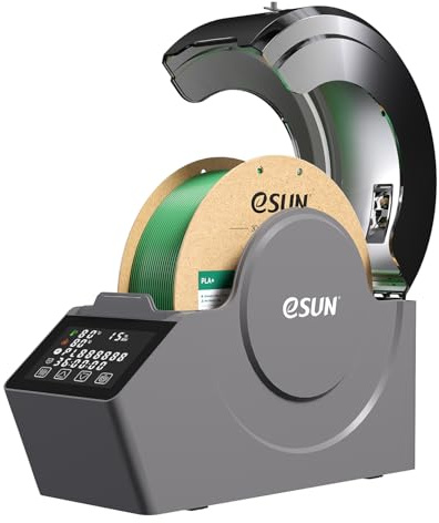 eSUN eBOX Pro Upgraded Filament Dryer, 60°Heating with Touch Screen | Filament Storage Box Spool Holder, Compatible with 1.75mm/2.85mm/3.00mm(Filament Non Inclus)