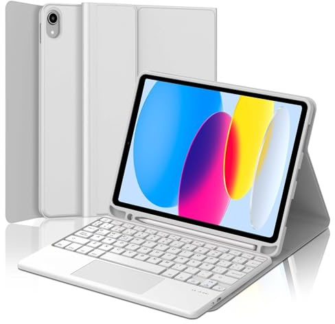Teclado para iPad A16 11 Generación 2025/10 Generación 2022 con Touchpad
