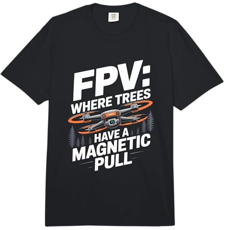 FPV Où Les Arbres Ont Une Traction magnétique Comfort Colors Adult Heavyweight T-Shirt