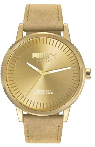 Puma Reloj Analógico para Hombre de Cuarzo con Correa en Cuero PU104101009
