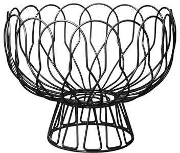 Present Time Fruit bowl Wired metal black