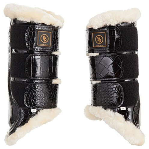 BR Gamaschen Fellgamaschen Majestic L schwarz