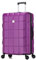 ATX Luggage Suitcase Large on 4 Dual Spinner Wheels Super Lightweight ABS Hard Shell Hold Check in with Built-in TSA Lock (Purple, 110 Liter)