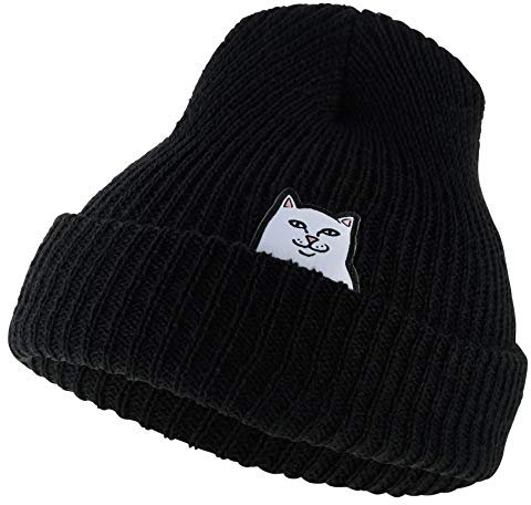 RIPNDIP, Lord nermal rib beanie, Black - TU