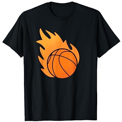 Feuer Basketballer Basketball T-Shirt