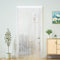 Cortina de cuerda para puerta, estilo bohemio, hippie, con borlas, decoración de habitación, dormitorio, pared, ventana, armario, cocina, sala de estar, panel divisor de flecos, lavandería, 39 x 110